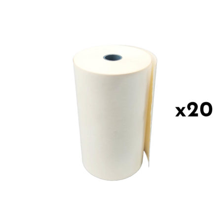 Rouleaux de papier thermique 110x50x12 - Lot de 20