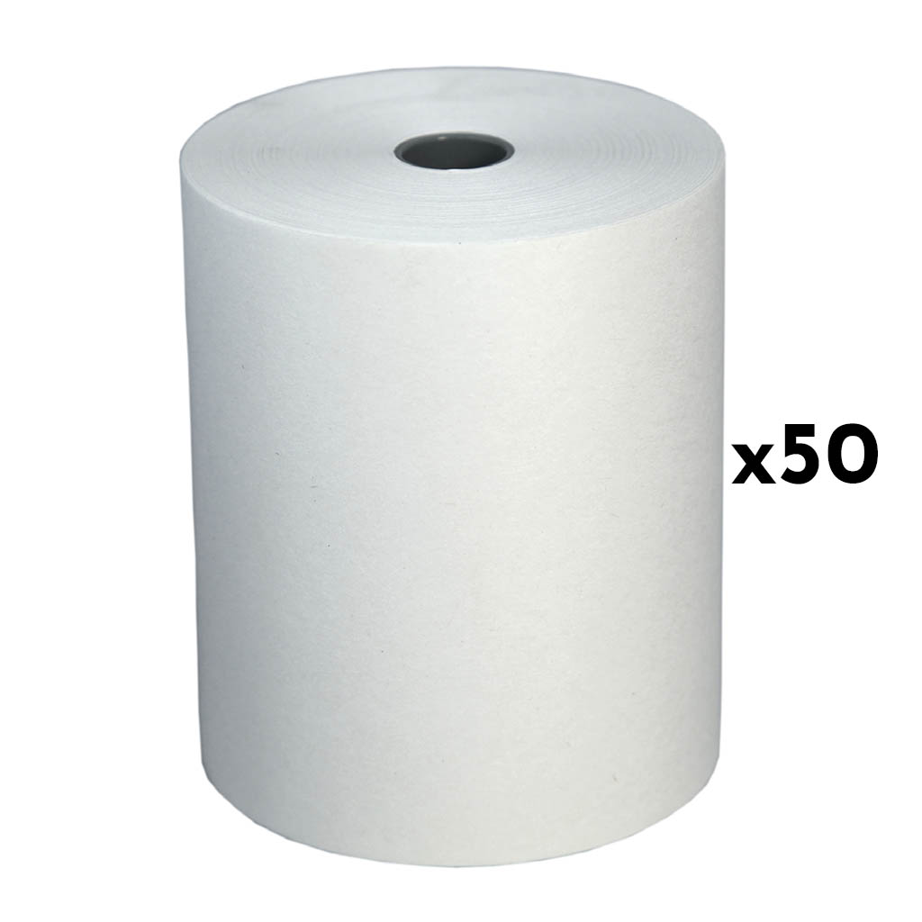 10 Rouleaux, bobine de caisse Papier simple offset 60 g 57 x 70 x 12