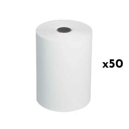 Lot de 50 rouleaux de papier thermique 60x63x12 pour une impression fiable avec une densité de 48 GR. Qualité garantie pour des résultats optimaux. Commandez maintenant pour améliorer vos impressions.