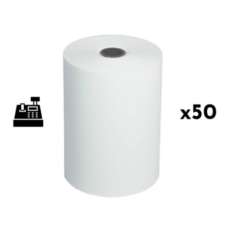 Lot de 50 rouleaux de papier thermique 60x80x12 pour une impression fiable avec une densité de 48 GR. Qualité garantie pour des résultats optimaux. Commandez maintenant pour améliorer vos impressions.