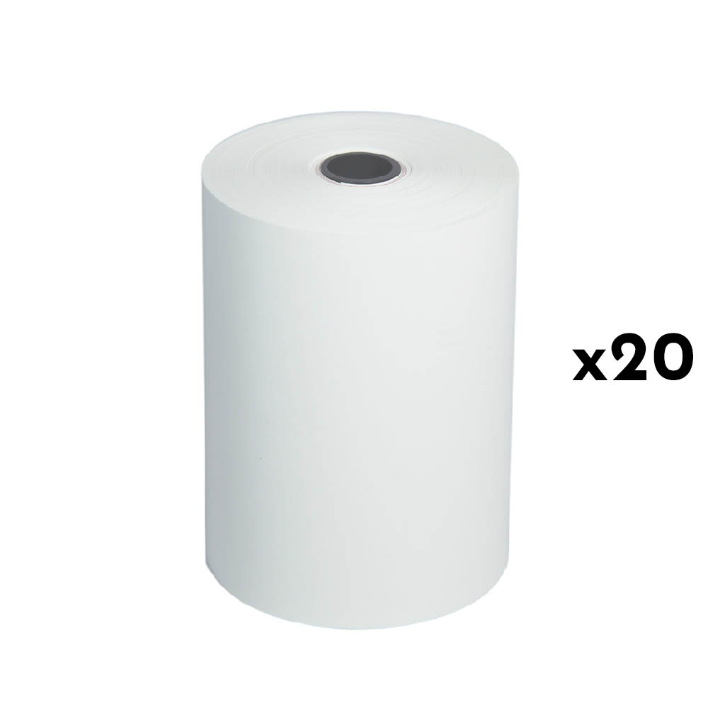 Rouleaux de papier thermique 60x119x12 sans BPA, lot de 20 rouleaux de bobines thermiques, qualité garantie