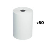 Lot de 50 rouleaux de papier thermique 62x46x12 pour une impression fiable sans BPA. Qualité garantie pour des résultats optimaux. Commandez maintenant pour améliorer vos impressions.