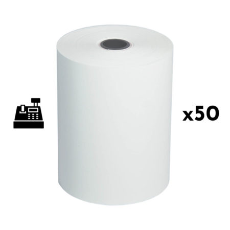 Lot de 50 rouleaux de papier thermique 80x70x12 pour une impression fiable avec une densité de 48 GR. Qualité garantie pour des résultats optimaux. Commandez maintenant pour améliorer vos impressions.