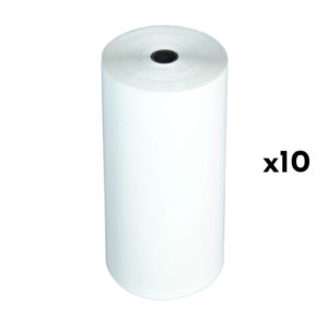 Rouleaux de papier thermique sans BPA, lot de 10 bobines thermiques fiables